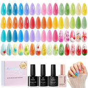 Beetles Neon Jelly-Like Summer 20 Colors Summer Gel Polsih Kit Nail Art