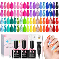 Beetles High Gloss Shine 36 Colors Summer Island Holiday Gel Nail Polish Kit