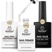 Beetles 3Pcs 15ML Gel Nail Glue Nail Dehydrator and Primer