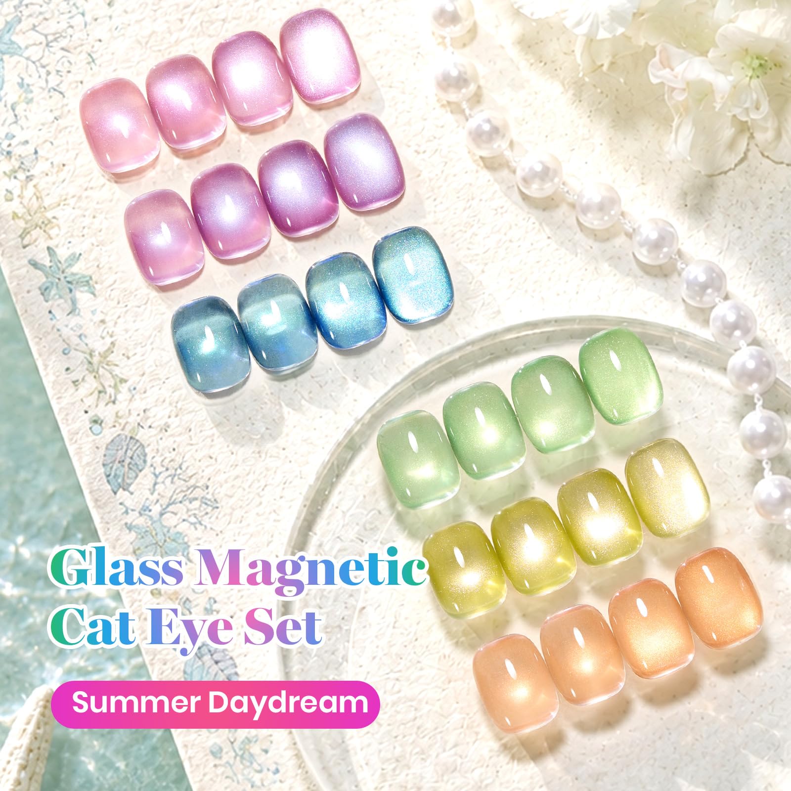 Summer Daydream 6 Colors Cat Eye Jelly Gel 15ML