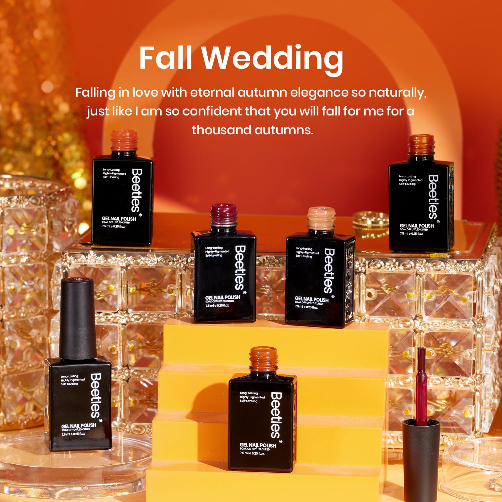 Autumn Leaves - 6 Colors Fall Gel Polish Set