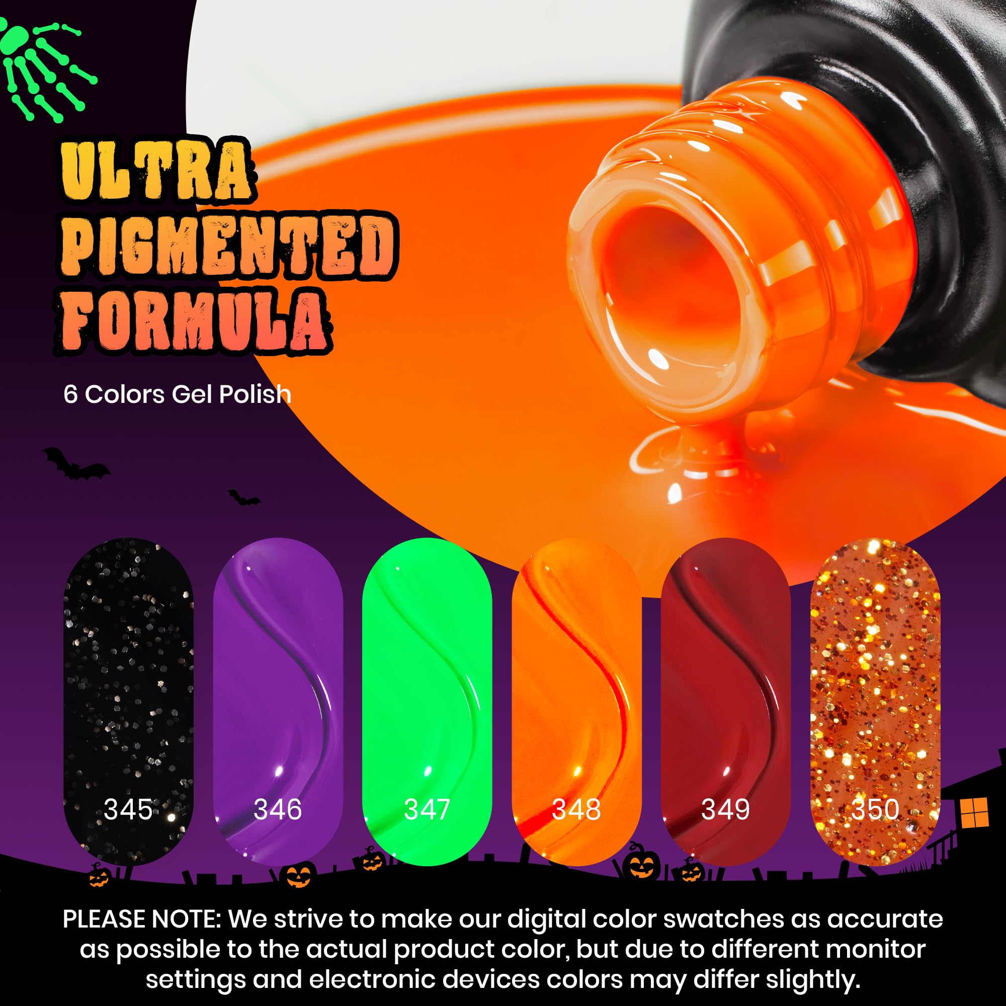 Halloween Hocus Pocus | Gel Polish 6 Colors Set