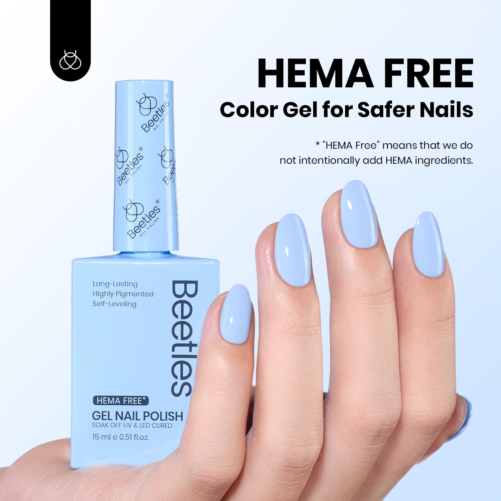 Blue Memories Hema-Free Upgraded Colorful Bottle Packaging Gel Polish 15ml