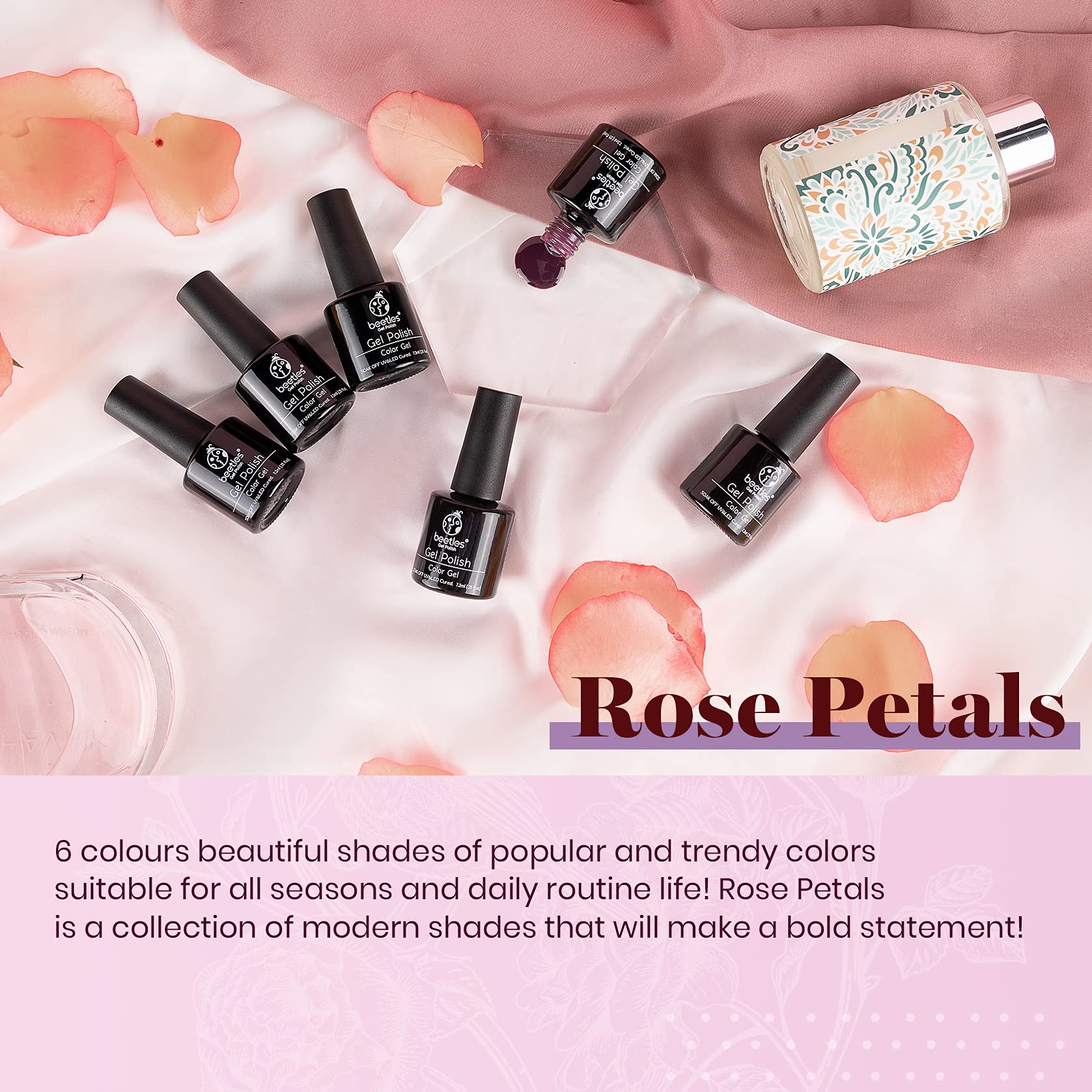 Rose Petals - 6 Colors Fall Gel Nail Polish
