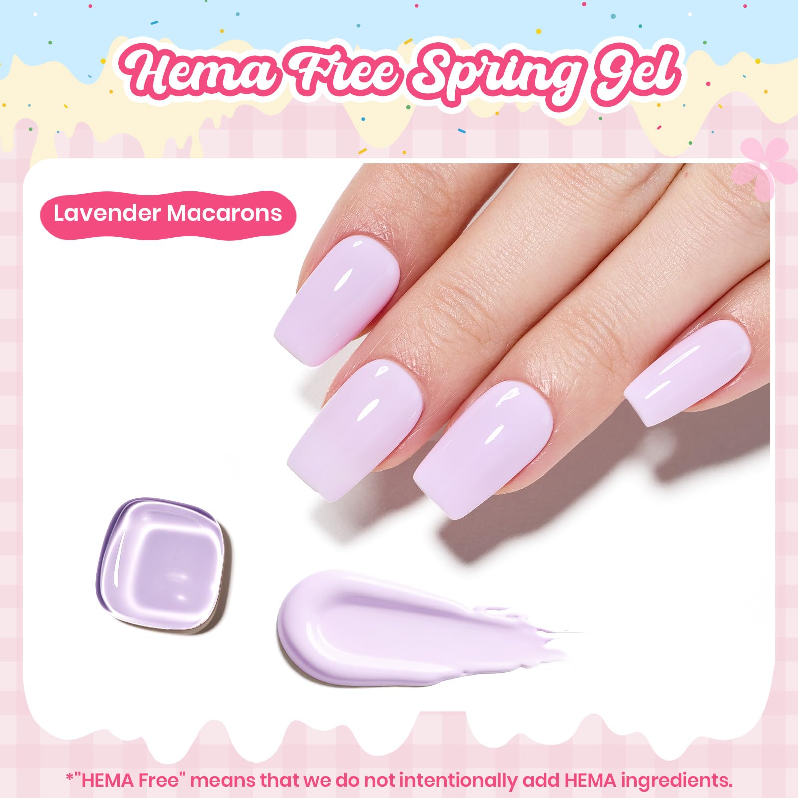 Beetles Purple Gel Nail Polish - Spring Nails Lavender Macarons Pastel Purple Gel Polish