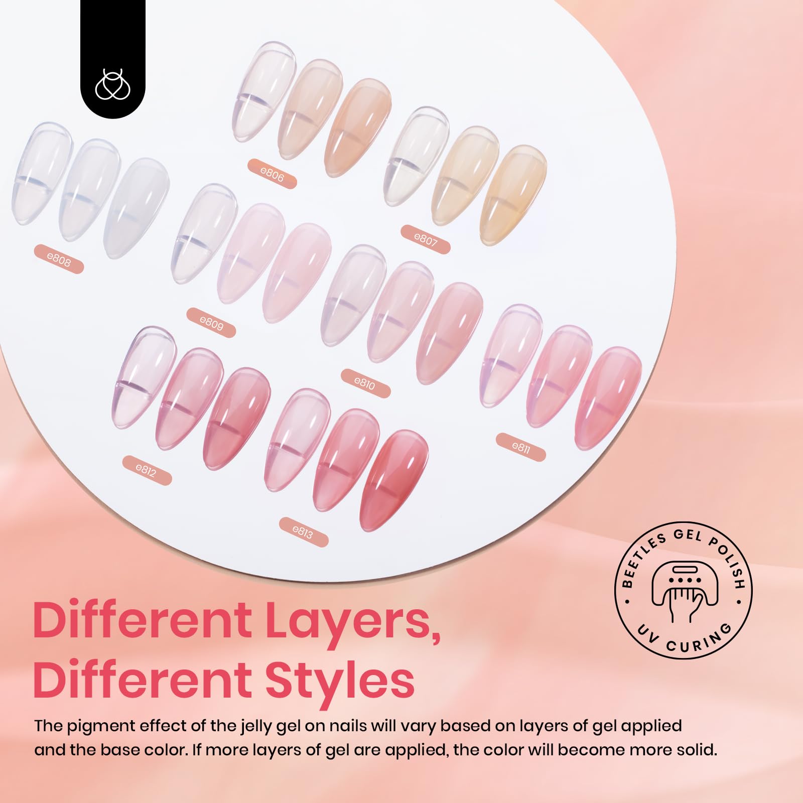 Classic Jelly Nude | 8 Colors Gel Polish Set