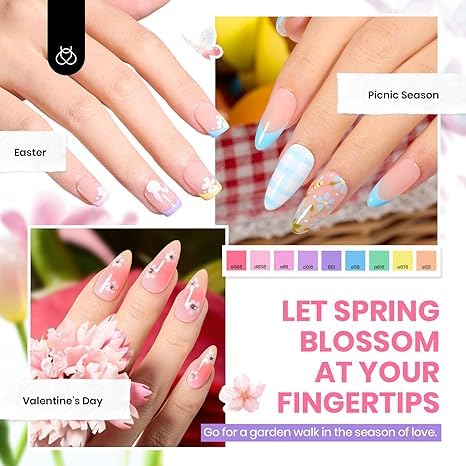 Seasonal Harmony Gel Nail Polish | 60 Nail Gel Polish Colors Kit total 70pcs