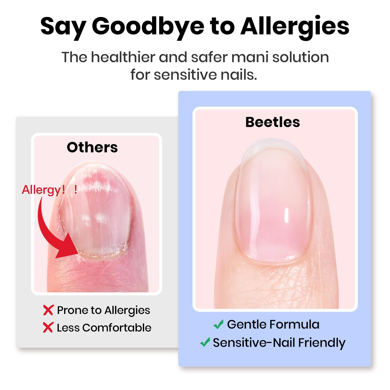 Beetles 3Pcs 15ml Hema-Free Nail Prep & Glue Set