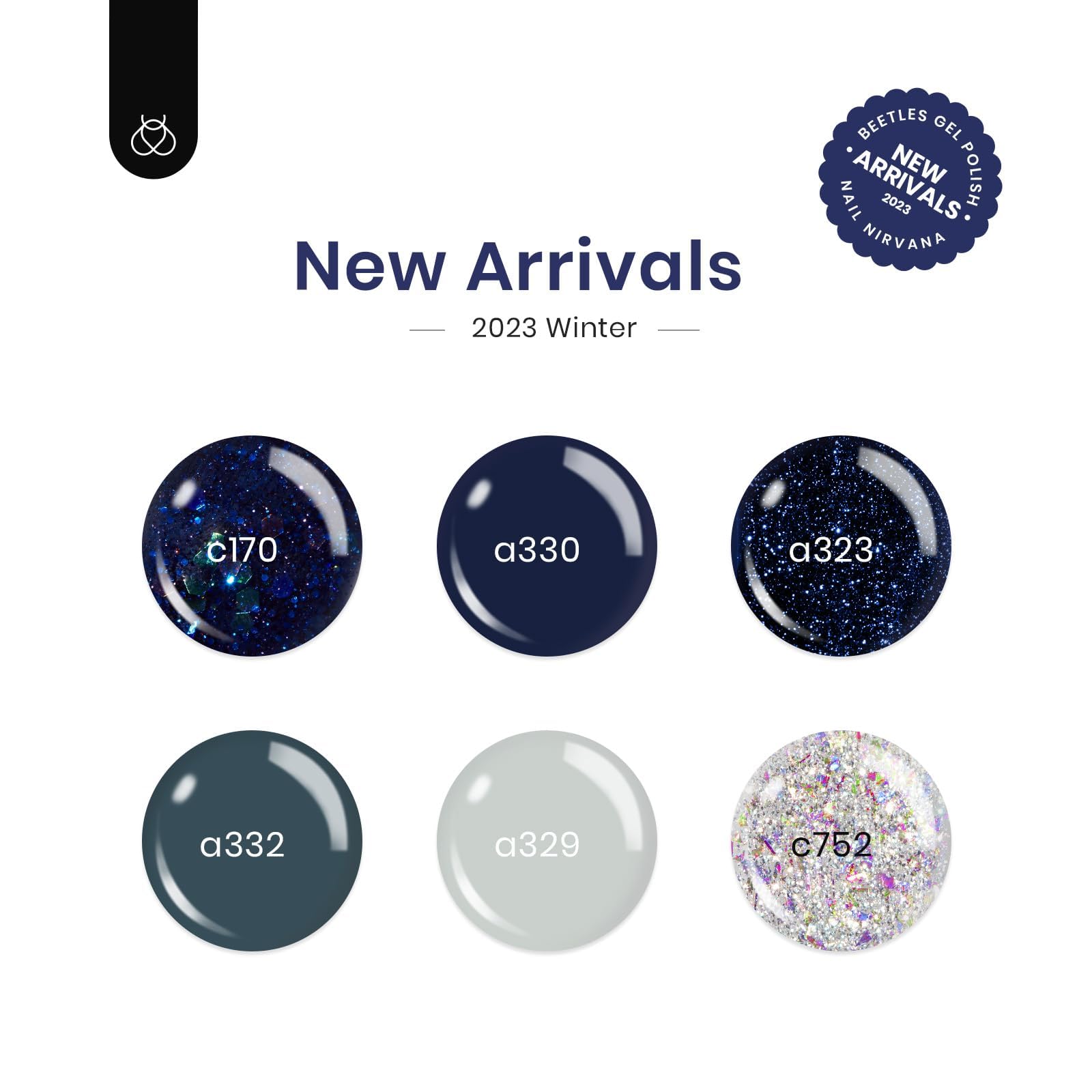 Starry Nightfall | 6 Colors Gel Polish Set