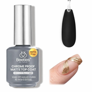 Beetles Stay Shining Chrome Proof Matte Top Coat HEMA Free & TPO Free 15ml