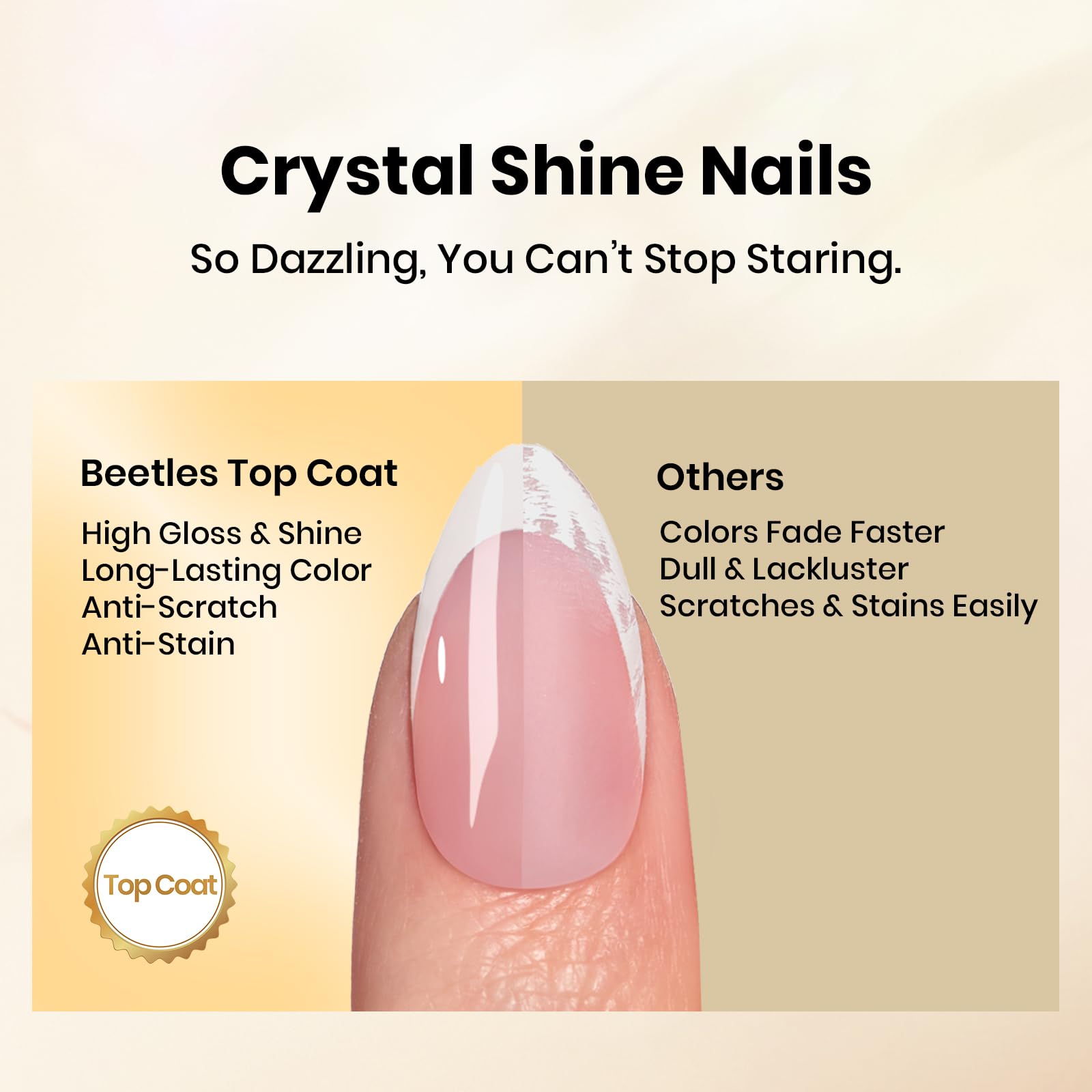 Beetles Base and Top Coat Set - Stay Shining Crystal Shield Duo