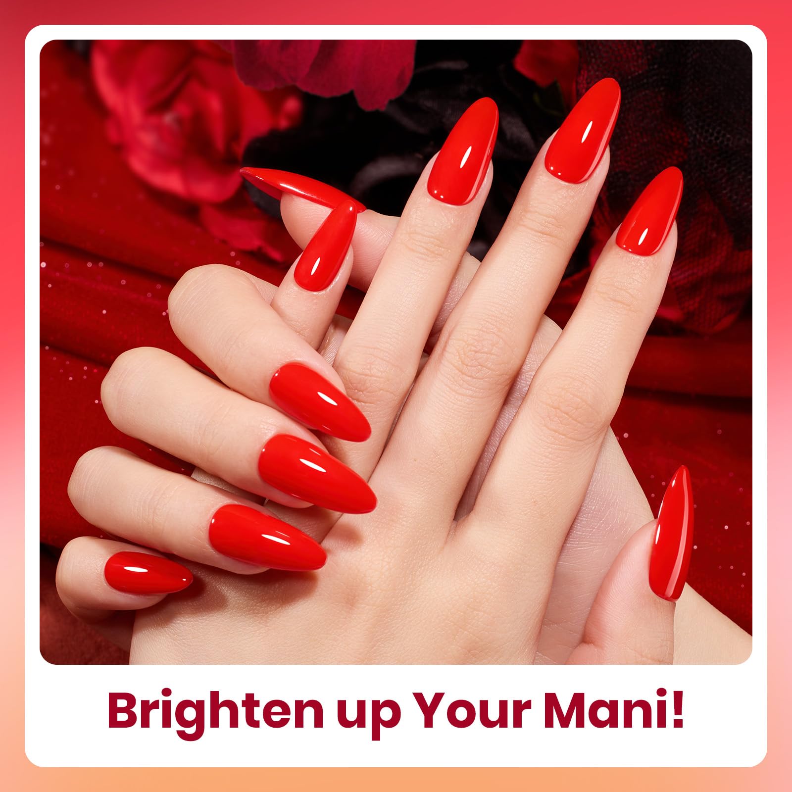 Prime Crimson Horizon -  6 Colors Burgundy Bloody Red Pink Gel Polish Set