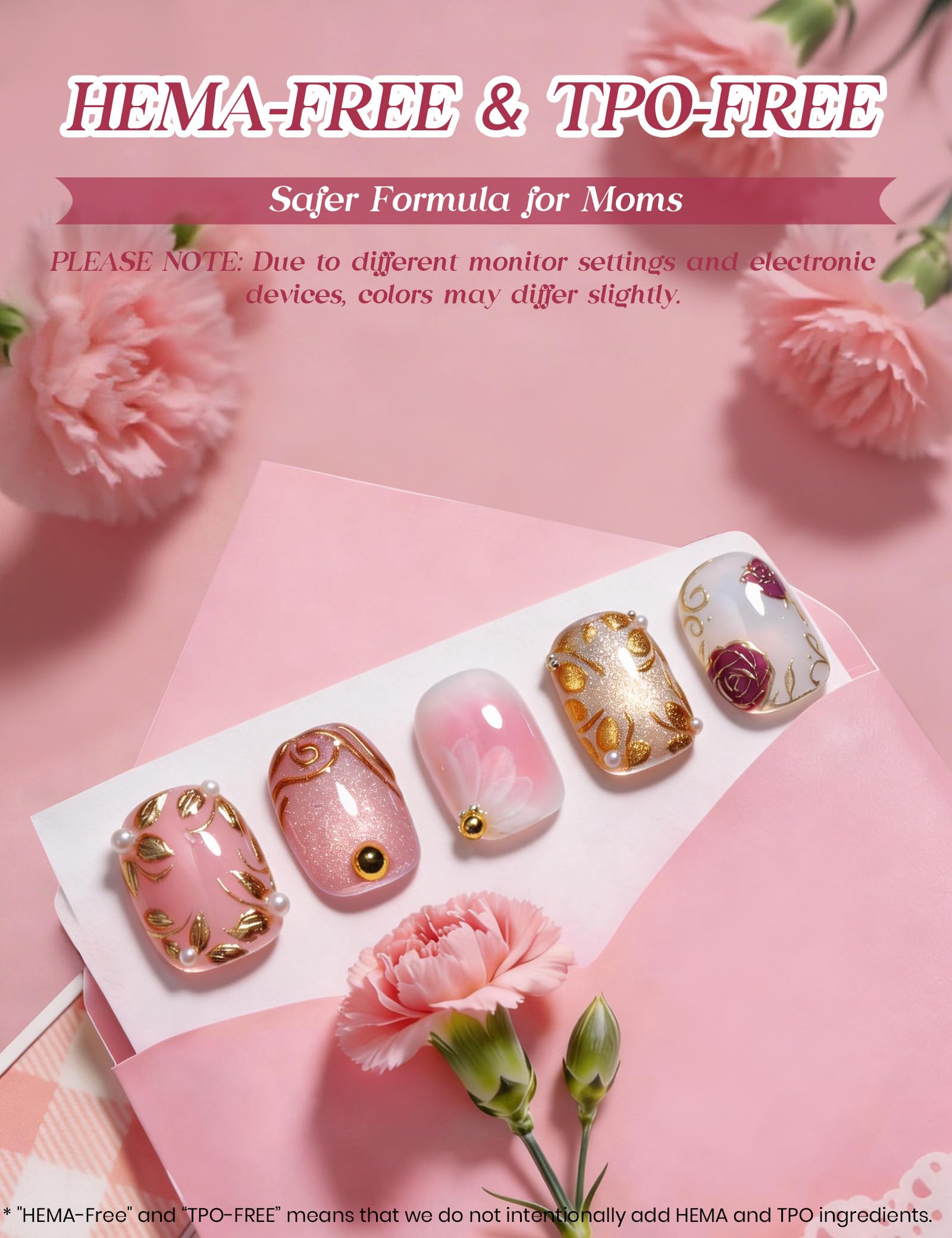 Beetles Refined Everyday Gift Box | 5-Color HEMA-Free & TPO-Free Manicure Kit