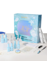 Beetles Lucky Box Pisces Zodiac Sign Gel Nail Polish Kit - Summer Nails 6 Colors (02.19-03.20)