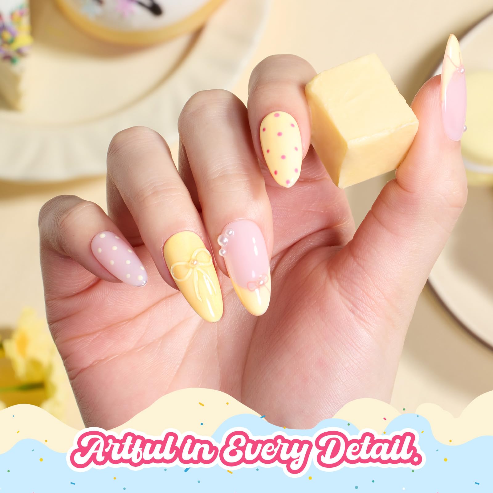 Beetles Butter Yellow Gel Nail Polish - Butter Morning Pastel Yellow Gel Nail Polish