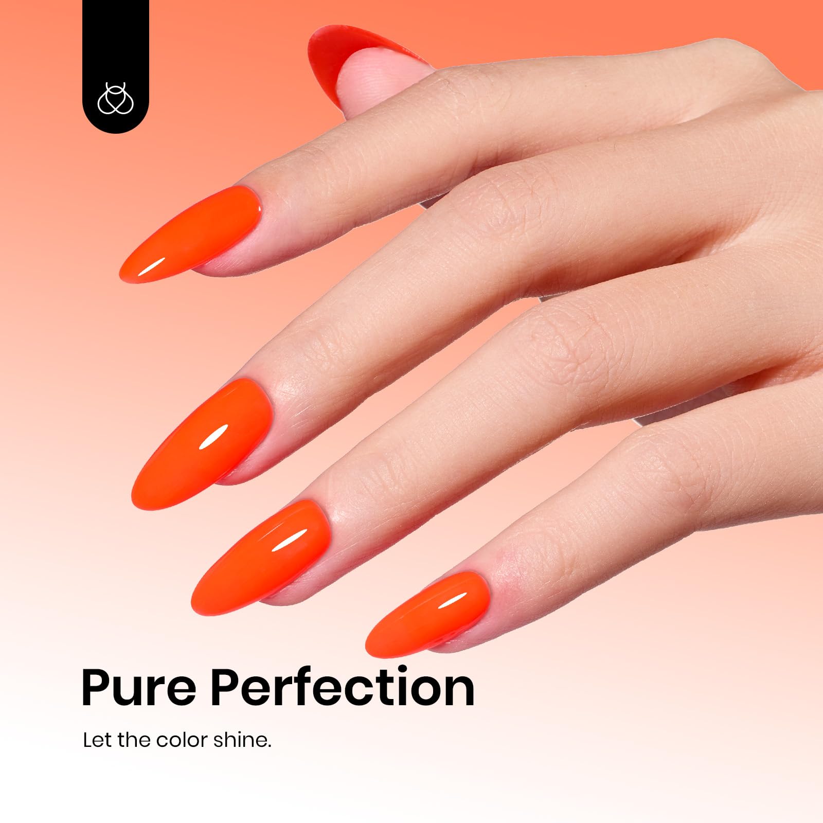 Bright Orange - Neon Sunset Halloween Neon Orange Gel Nail Polish