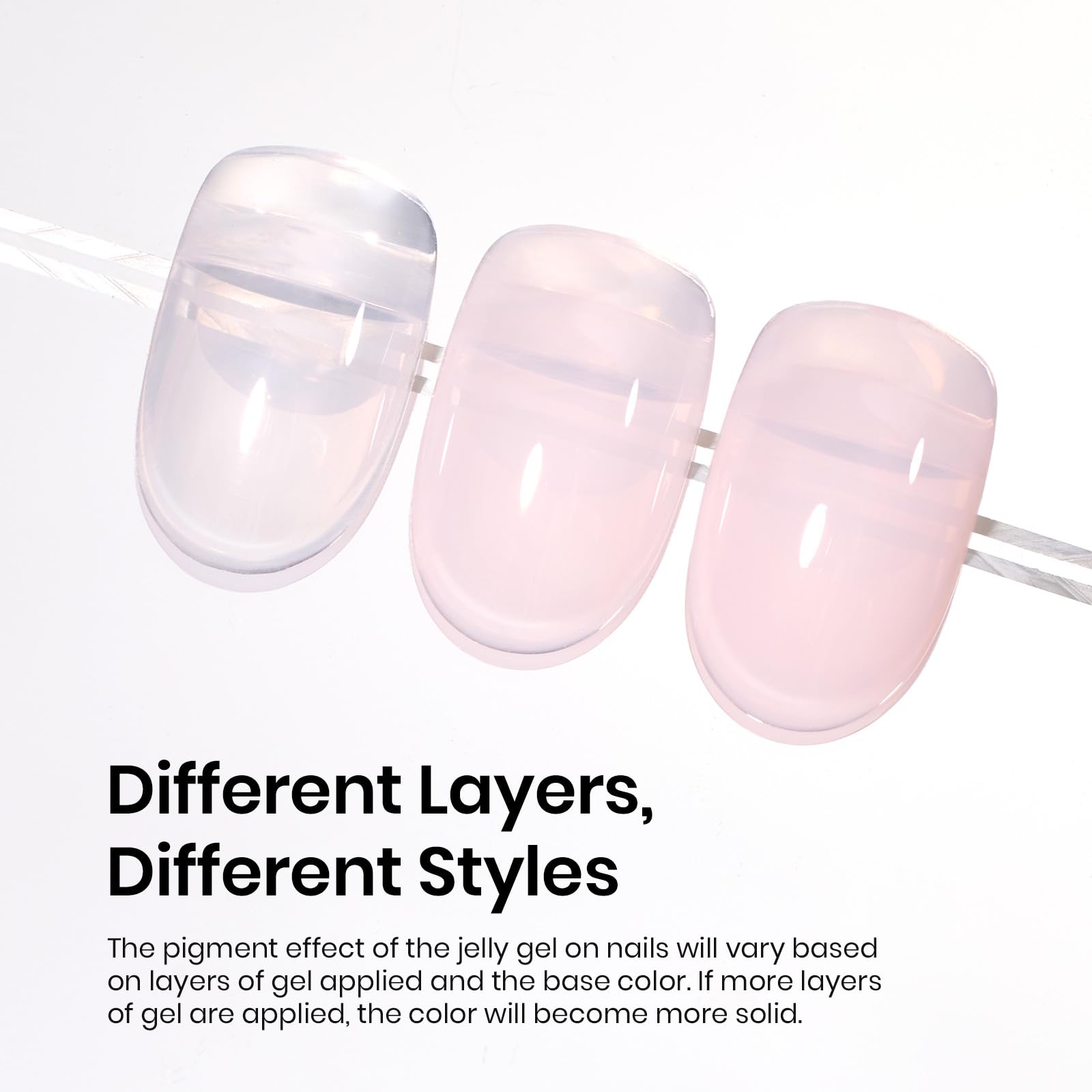 Milky Pink |15ml Pink Jelly Gel Polish 1Pcs