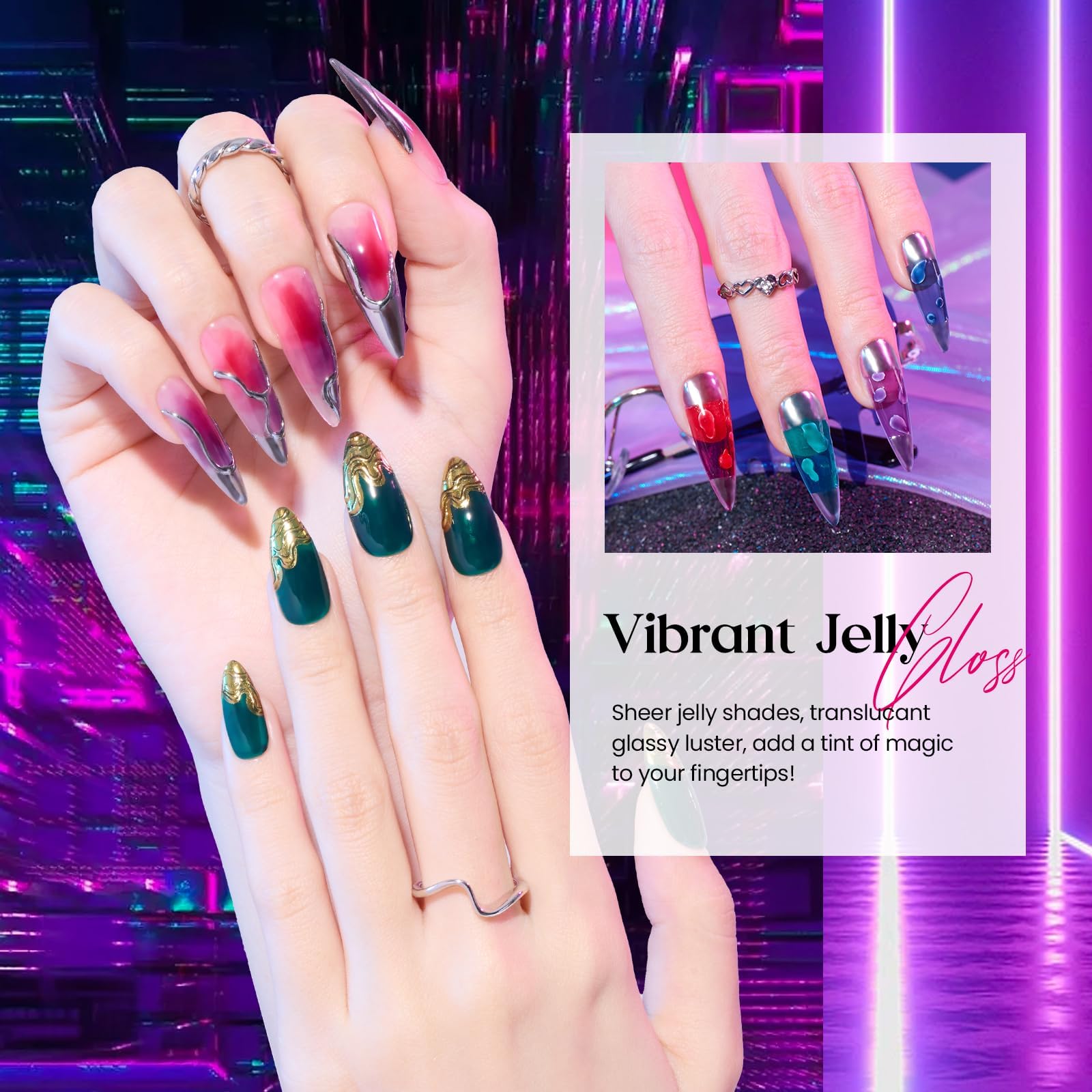 Jelly Magic -  6 Colors Summer Gel Nail Polish