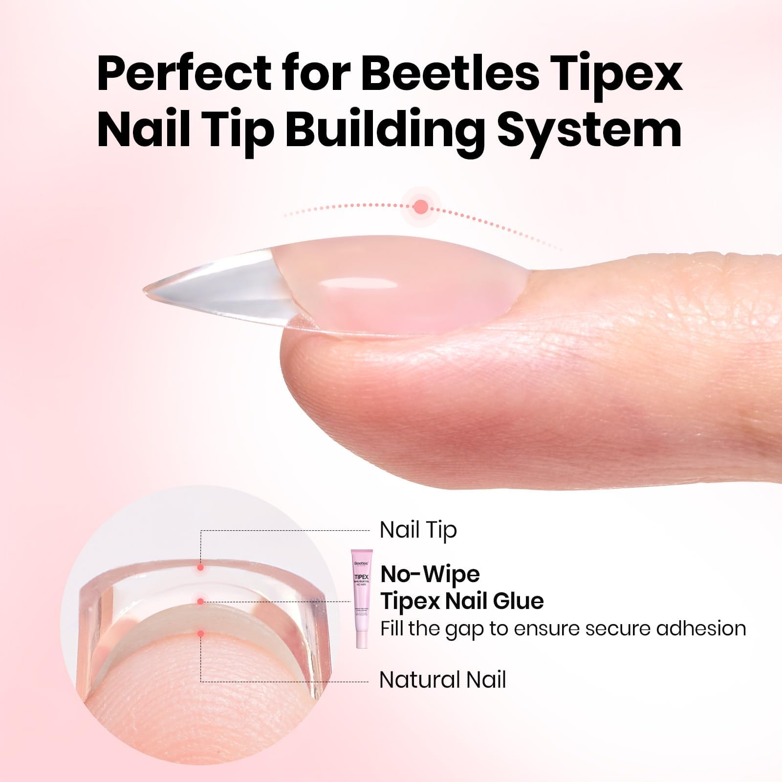 Beetles Nail Glue Essential Duo 20g No Wipe Hands-Free Nail Glue And 10ml Nail Remover With Nail Tools