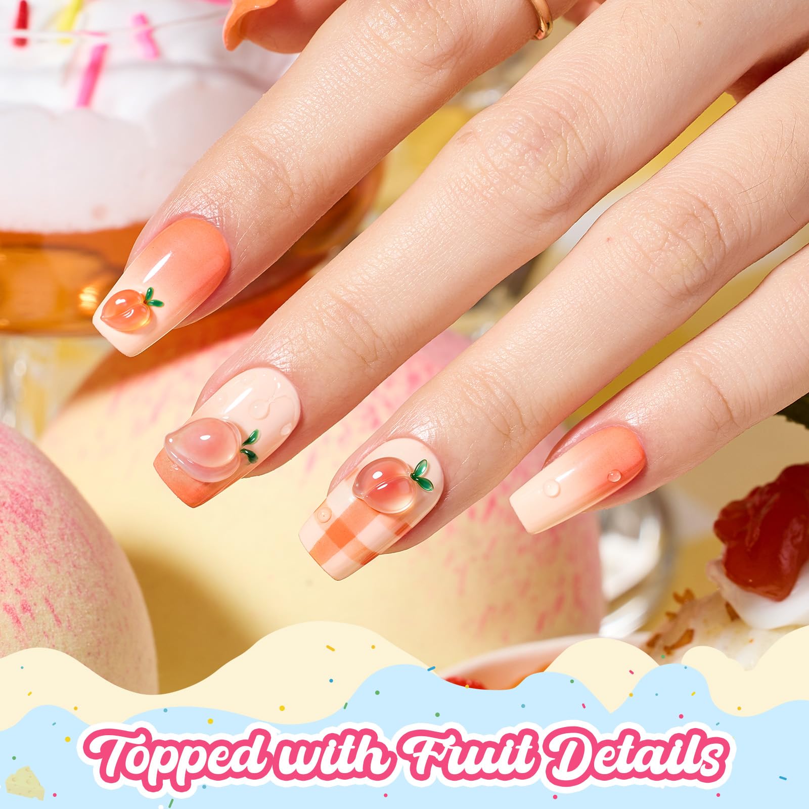 Beetles Coral Gel Nail Polish - Spring Nails Sweetie Peach Pastel Orange Gel Nail Polish