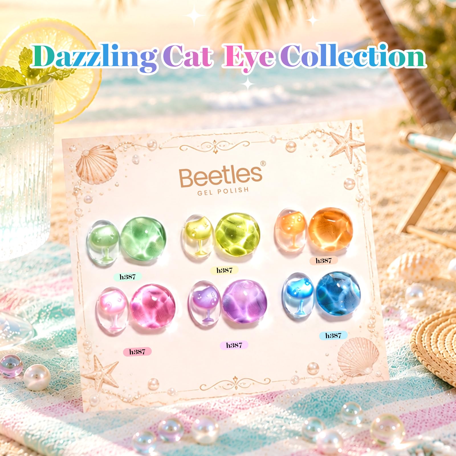Summer Daydream 6 Colors Cat Eye Jelly Gel 15ML