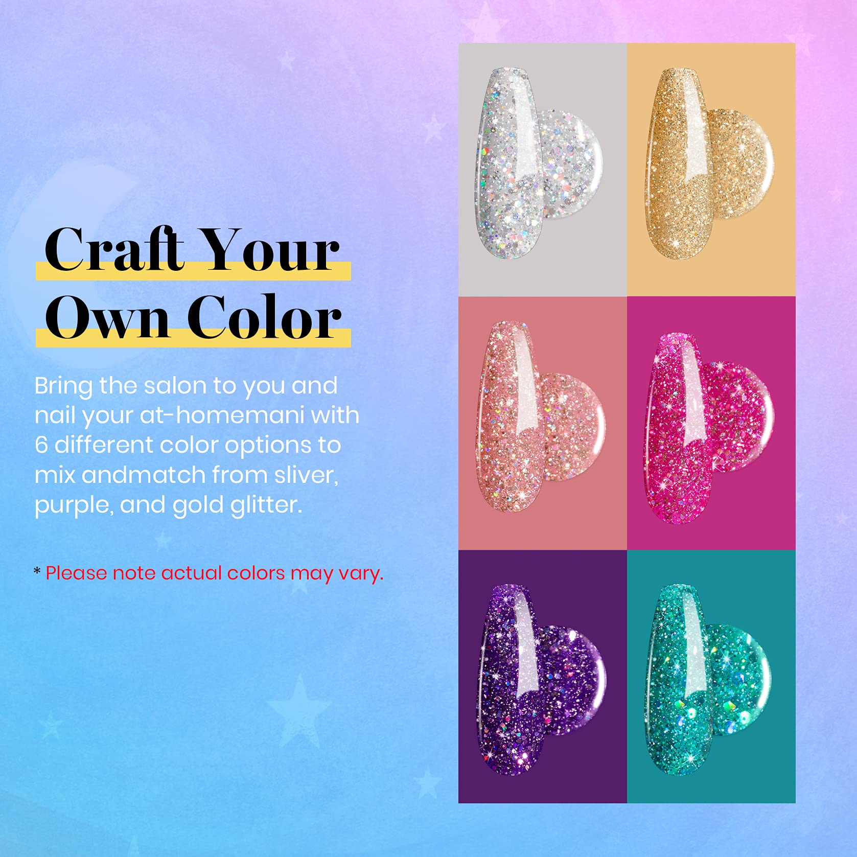 Boujee Virgo Vibes | 6 Colors Gel Polish Set