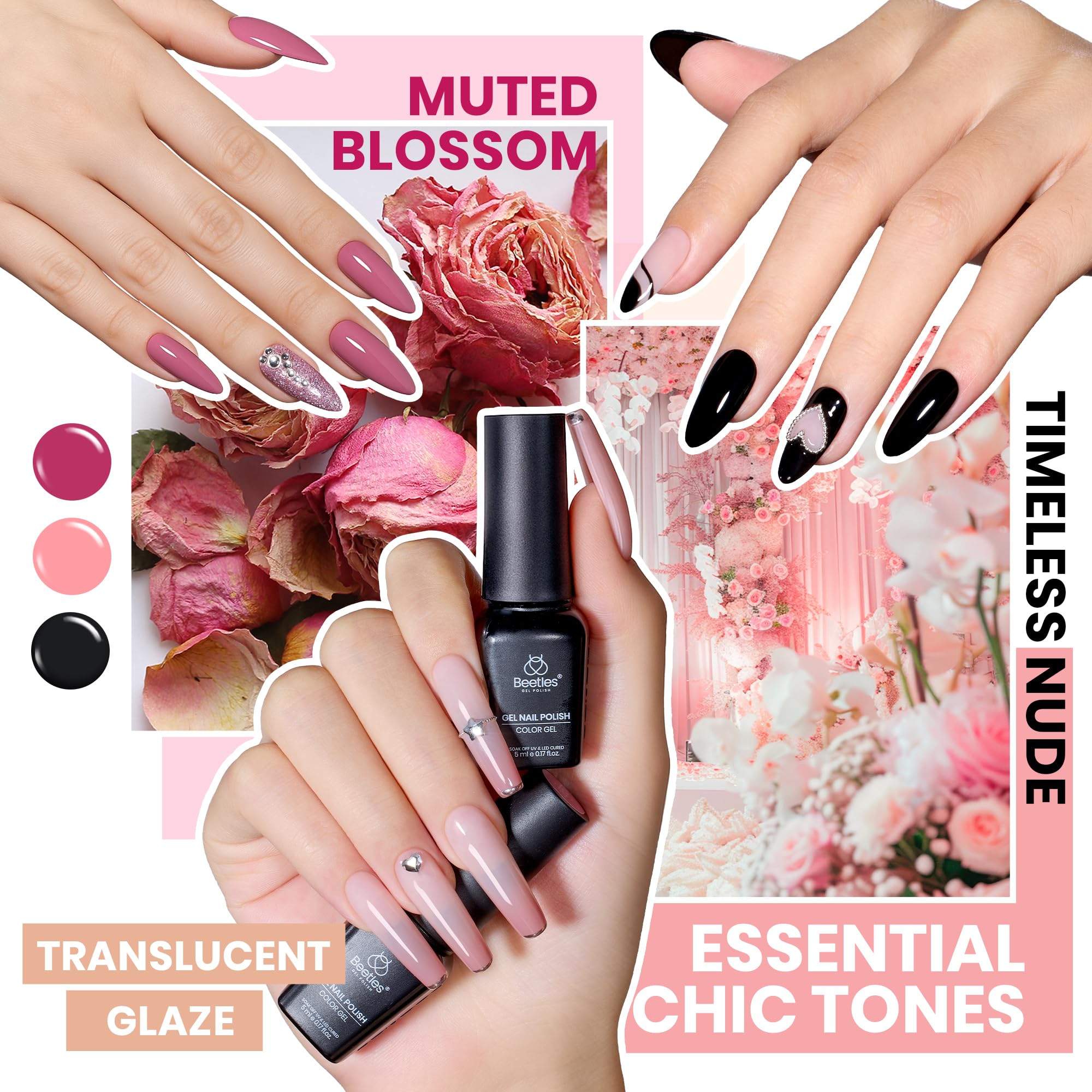 Beetles Gel Nail Polish Set - Spring Nails Chroma Dreams 100