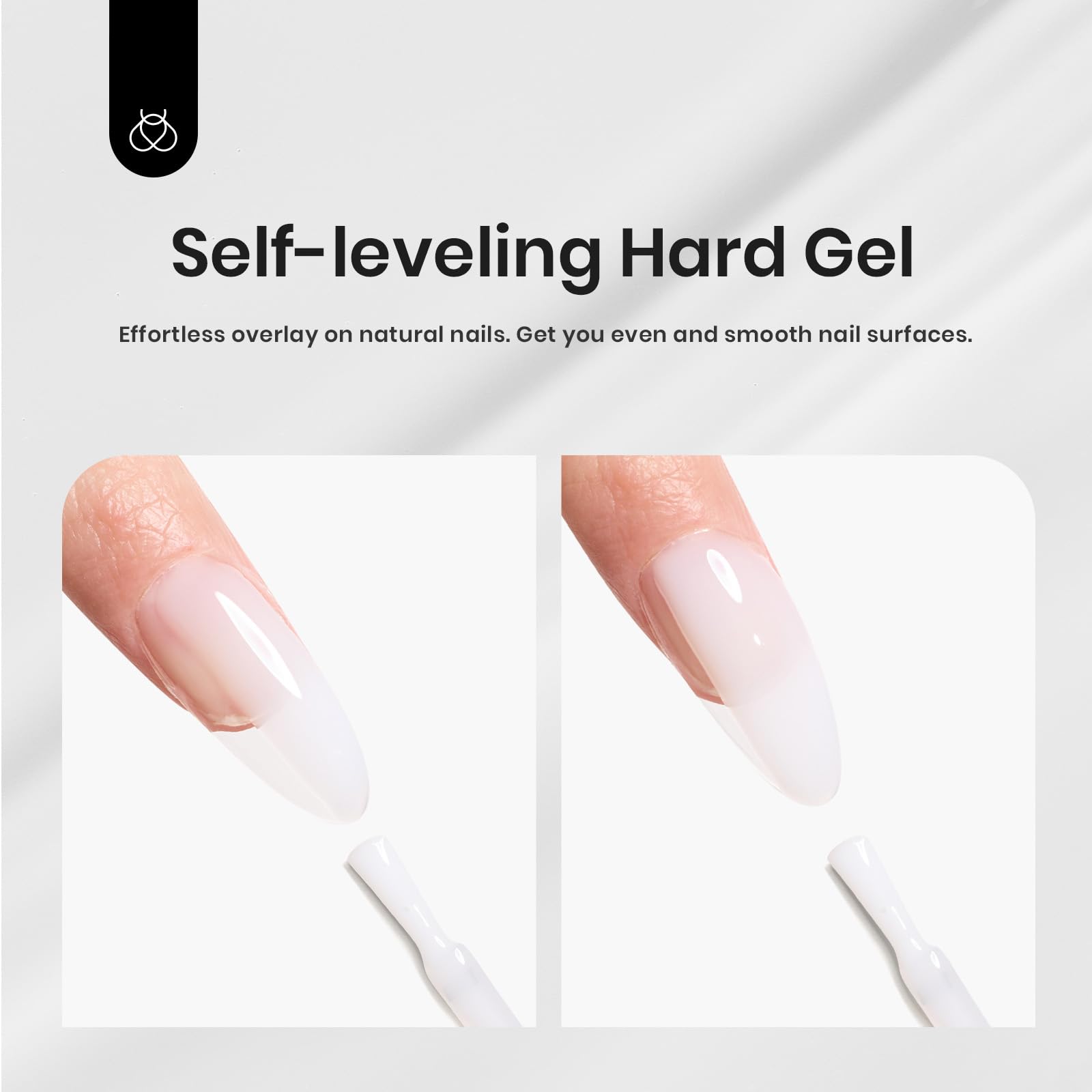Beetles Builder Gel for Nails -0.5 oz 7 in 1 Milky White Nail Thickening Strengthening Building Apex for Beginner DIY Salon at Home,White Builder Nail Gel, UV & LED Lamp Cured Needed