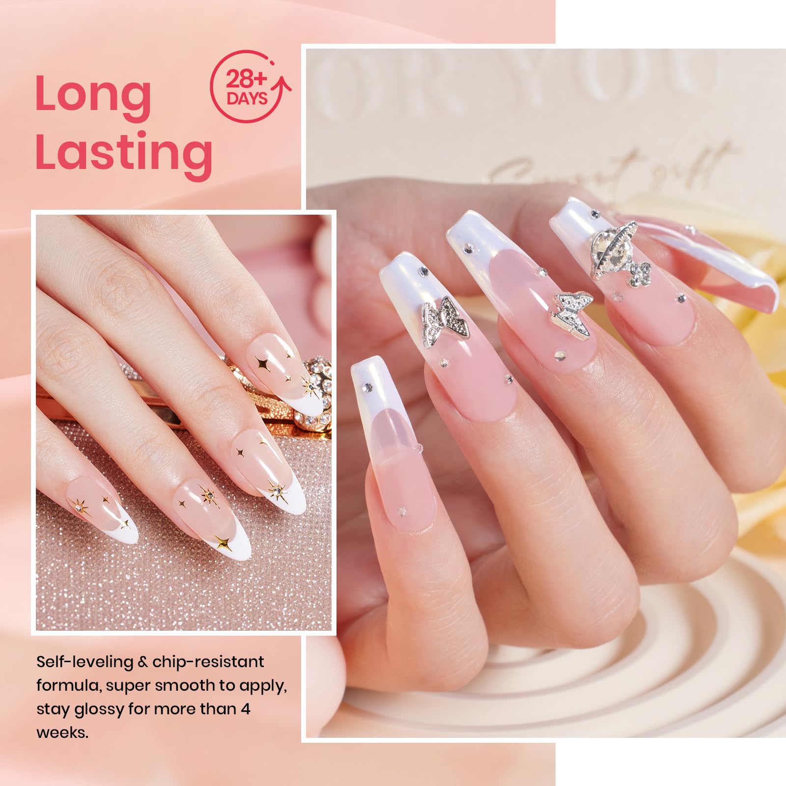 Classic Jelly Nude | 8 Colors Gel Polish Set