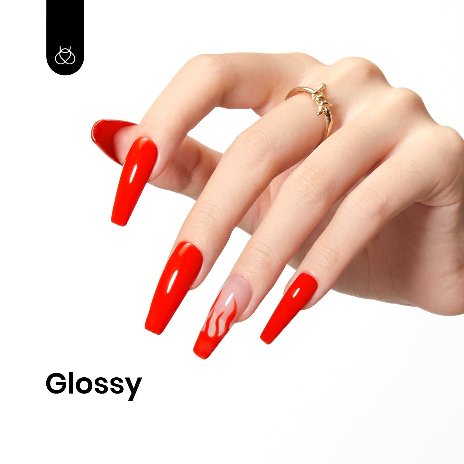 Beetles Bright Red Gel Nail Polish |15ml
