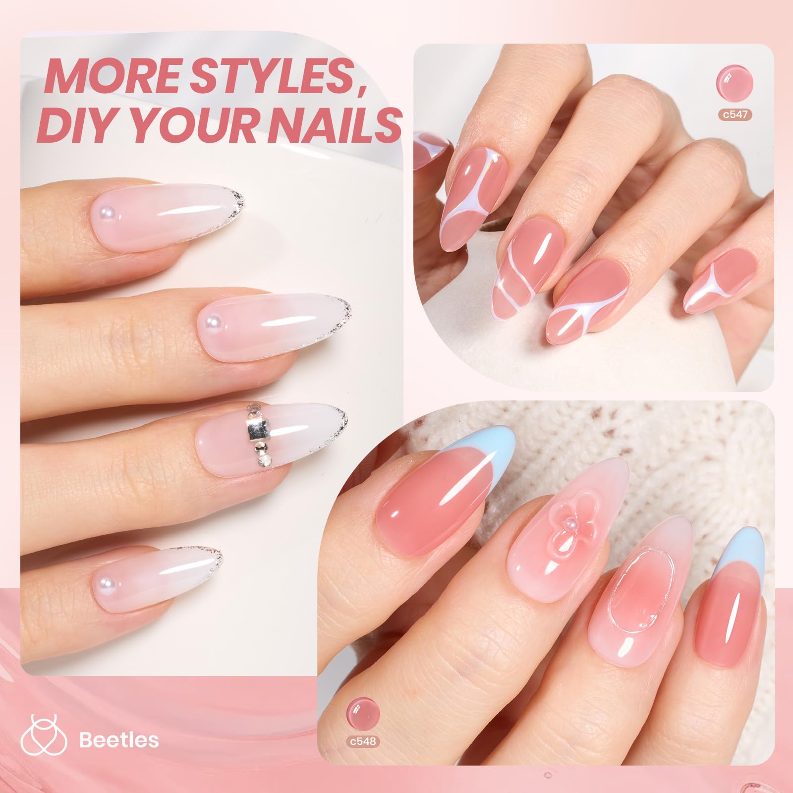 Whispers of Love | 6 Colors Gel Polish Set
