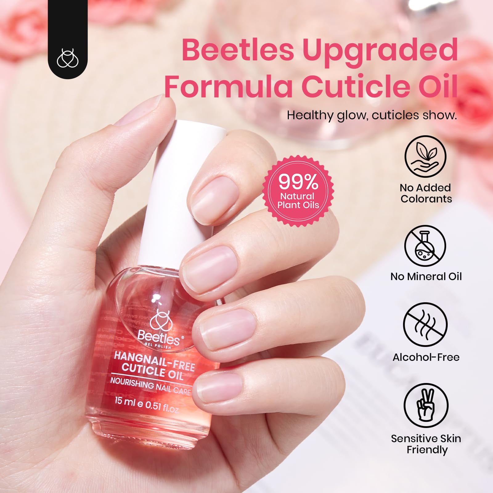 Rose Smell Cuticle Oil l 15ml Gifts