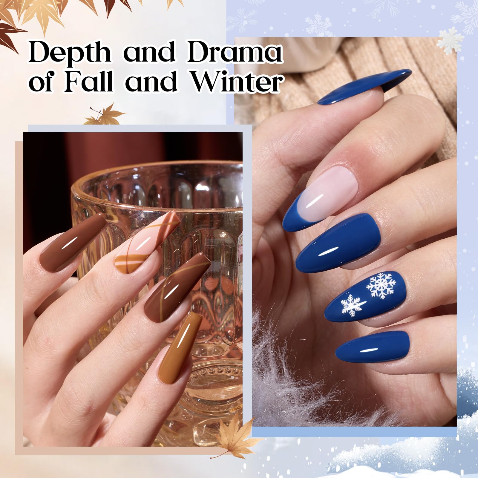 Seasons Impressions Color Bottle Gel - 25 Colors One Color One Print Gel Nail Polish Set