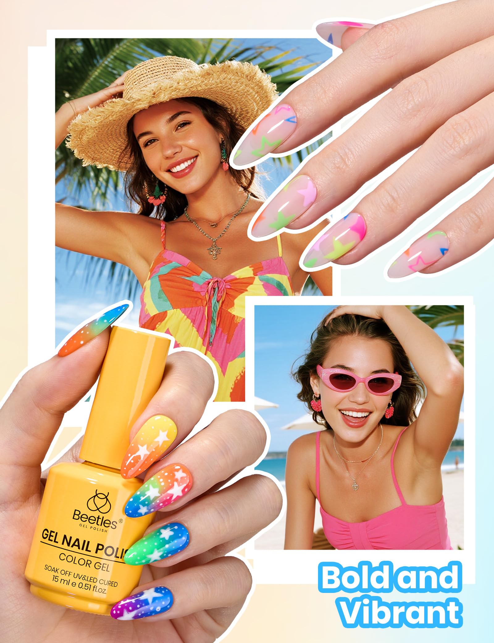 Candy Electric Collection 20 Colors Gel Polish Set  15ML