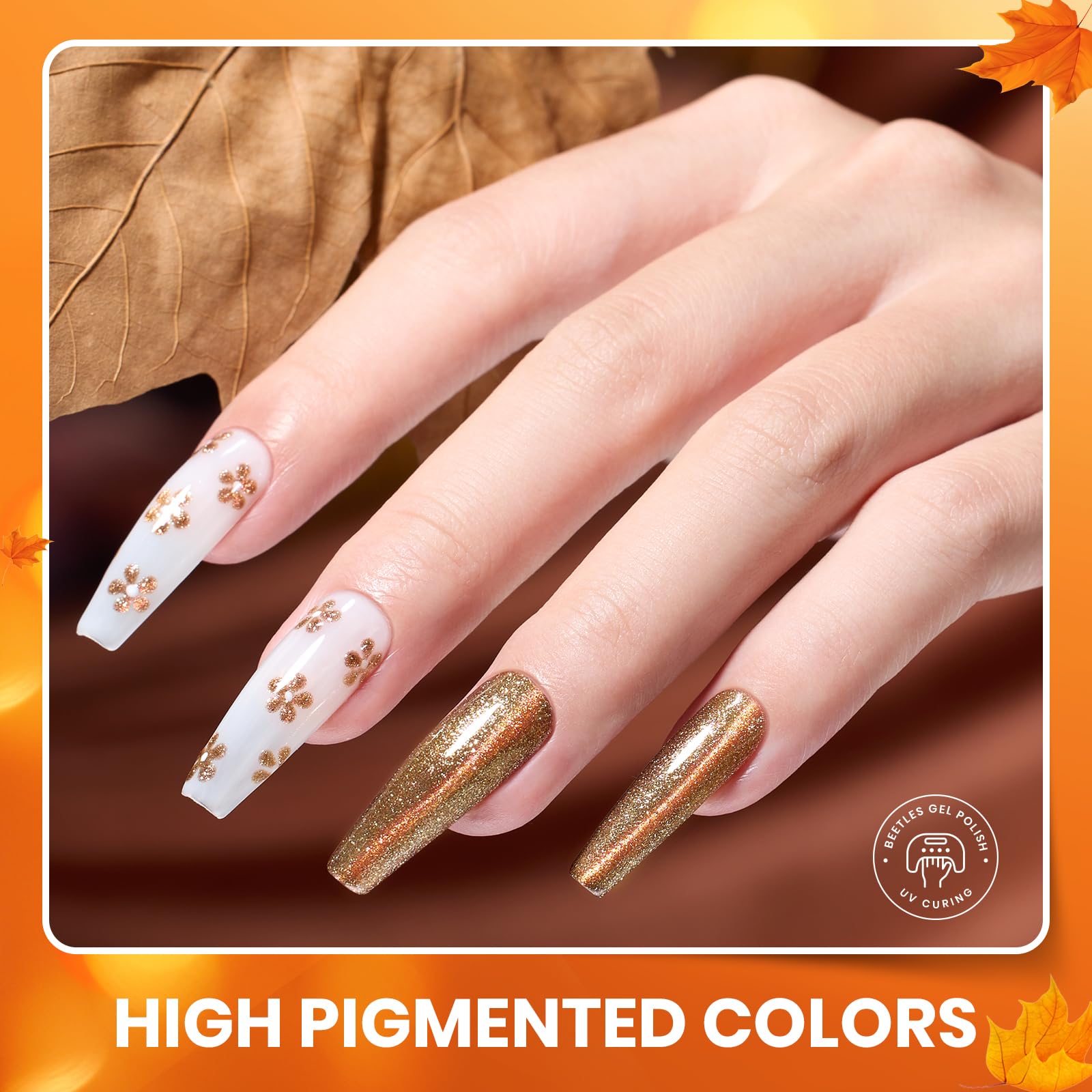 Autumn Aura- 20 Colors Yellow Orange Brown Red Purple Cat Eye Gel Nail Polish Set