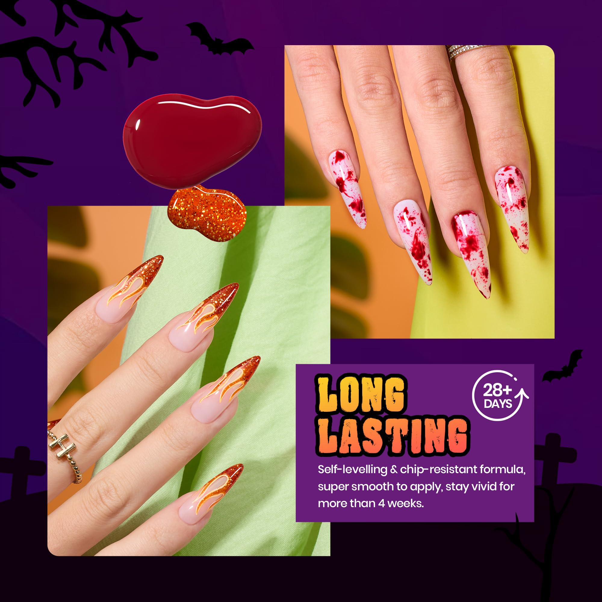 Halloween Hocus Pocus | Gel Polish 6 Colors Set