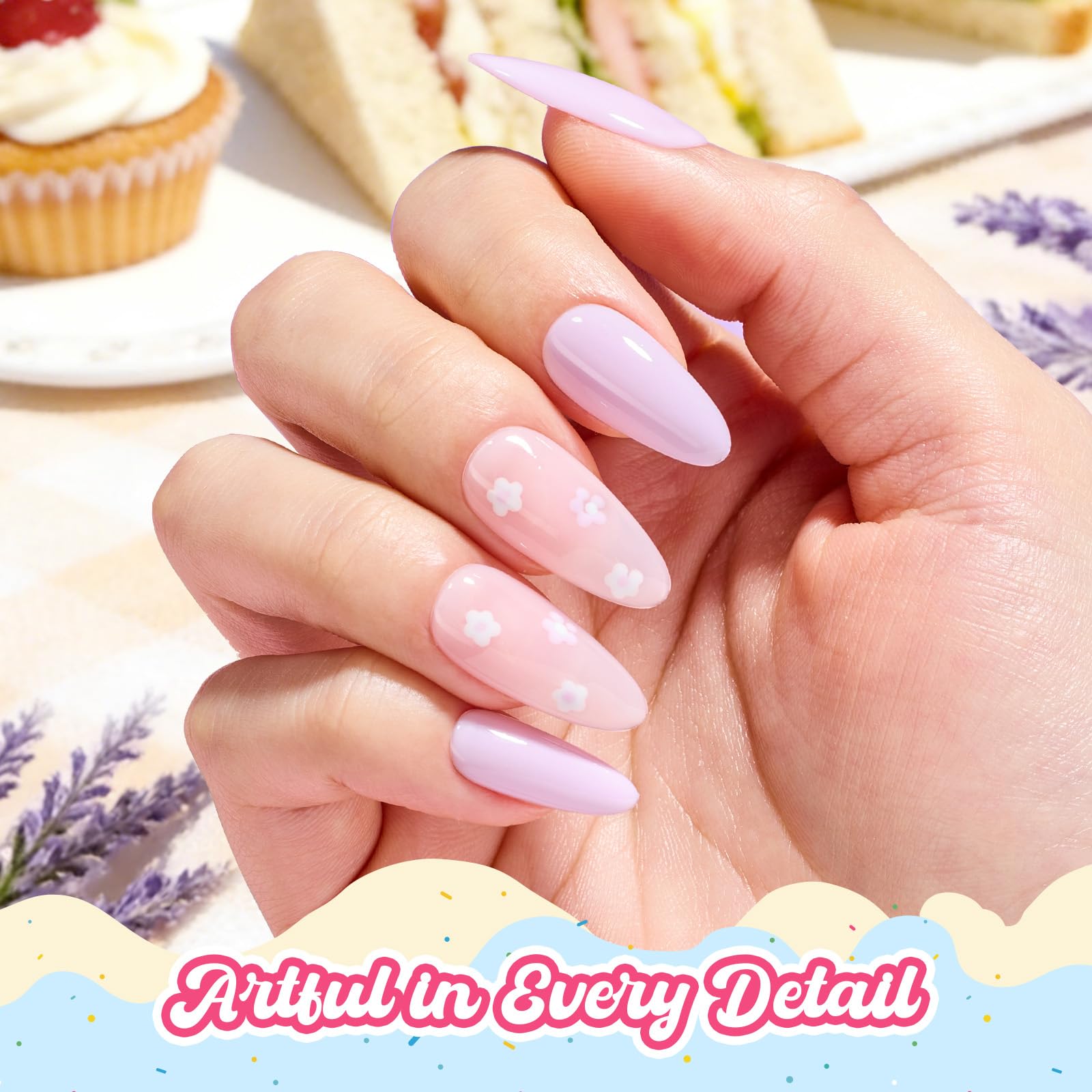 Beetles Purple Gel Nail Polish - Spring Nails Lavender Macarons Pastel Purple Gel Polish
