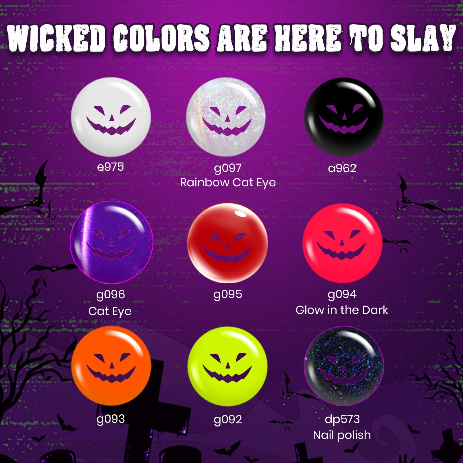Beetles Halloween Nail Kit Scream on Halloween Limited Gifts Box