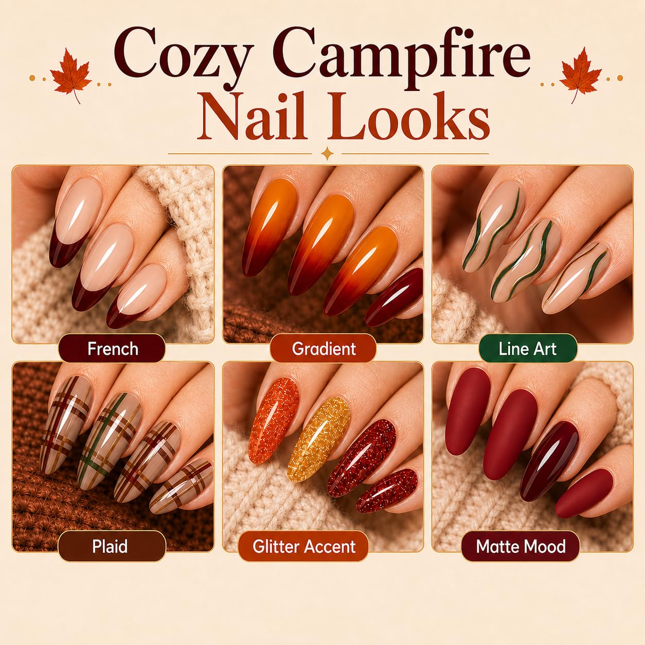 Beetles Fall Story Gel Nail Polish Set 20 Colors Fall Nail Designs