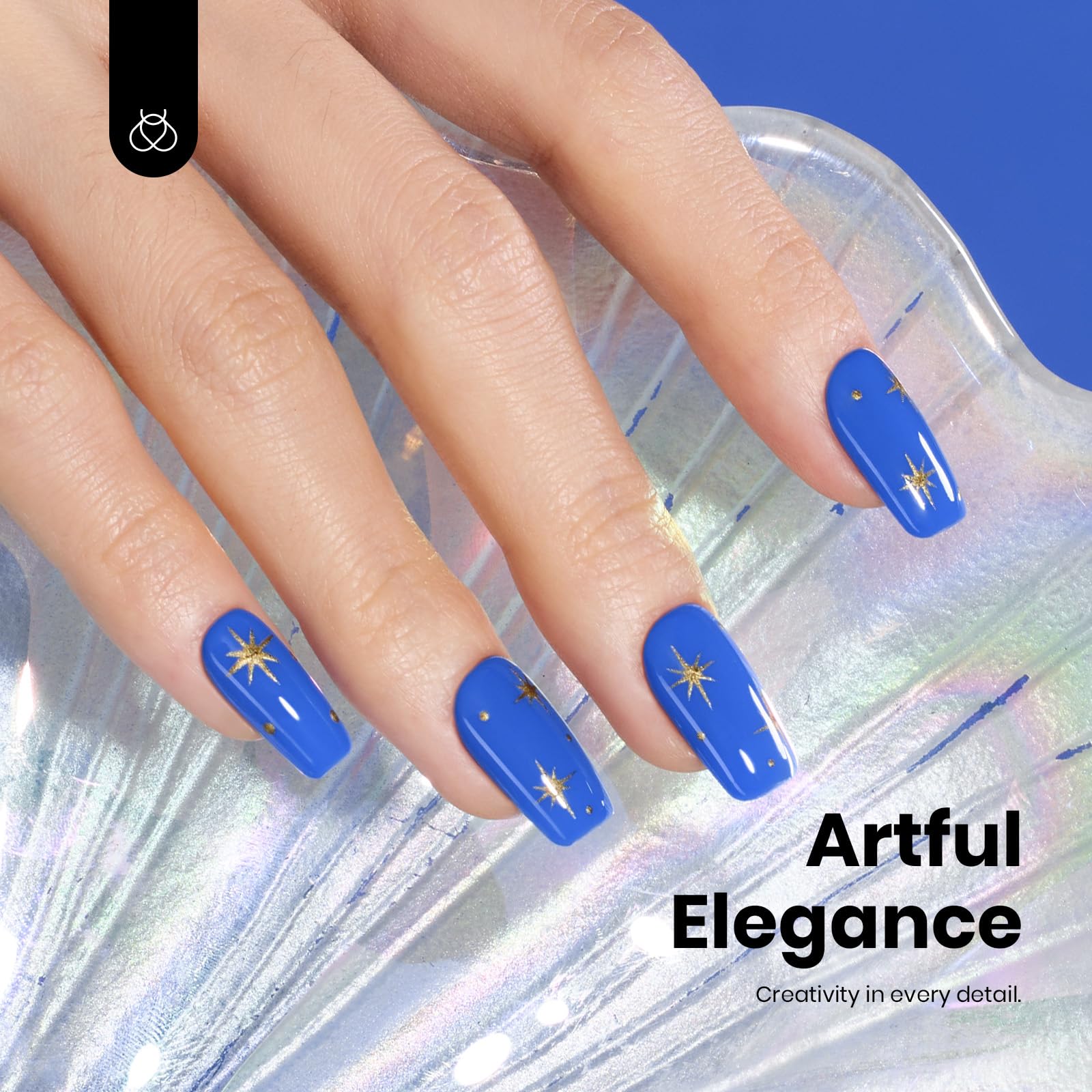 15ml Hema-Free Nail Gel with Individual Prints 6 Color Rubber Base & 5-in-1 Top Coat Bundle