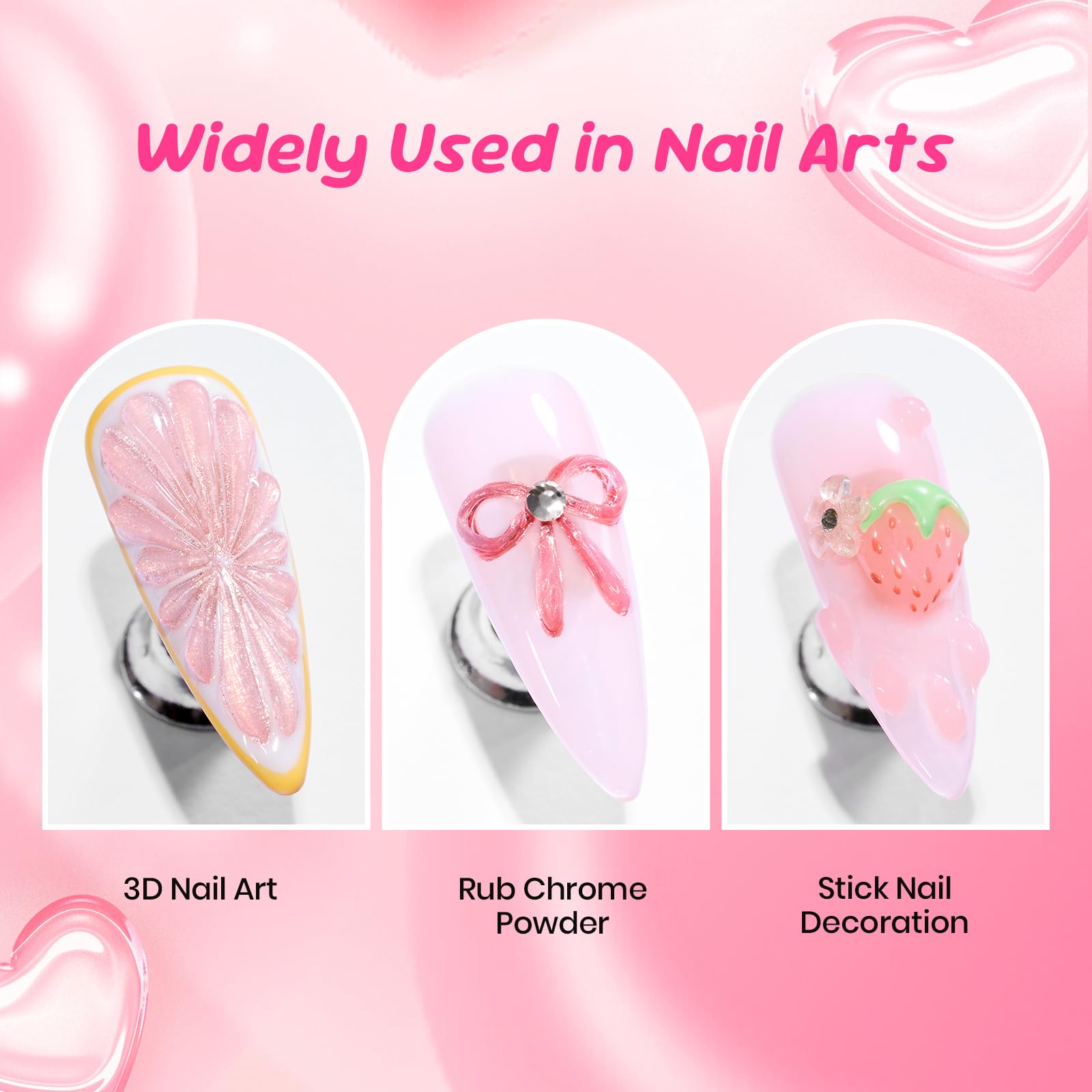 Beetles Valentine Nails - Pro 15ml Limited Pink 3D Sculpting Gel