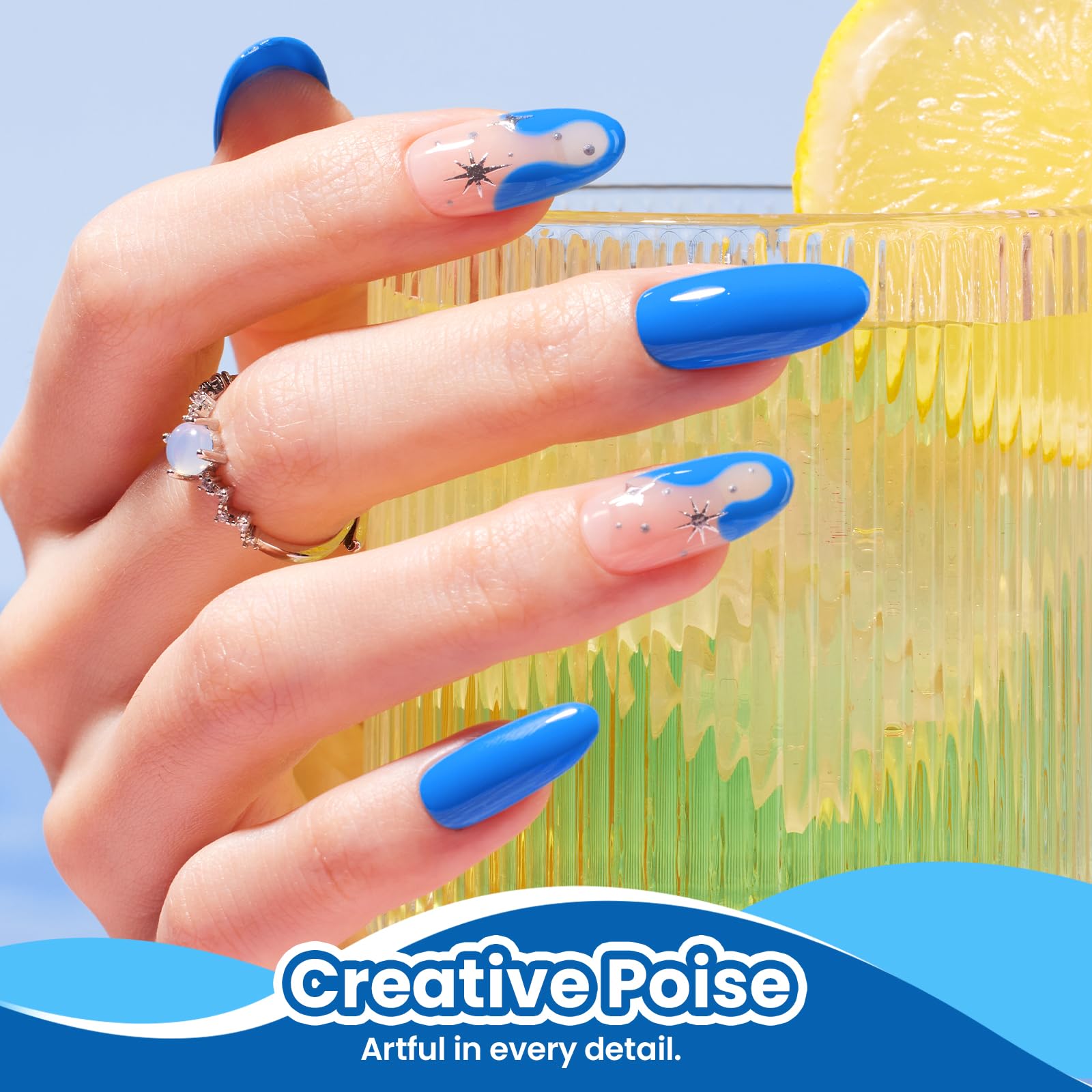 Beetles Summer Voyage - Riviera Rush Summer Neon Blue Nails 9ml