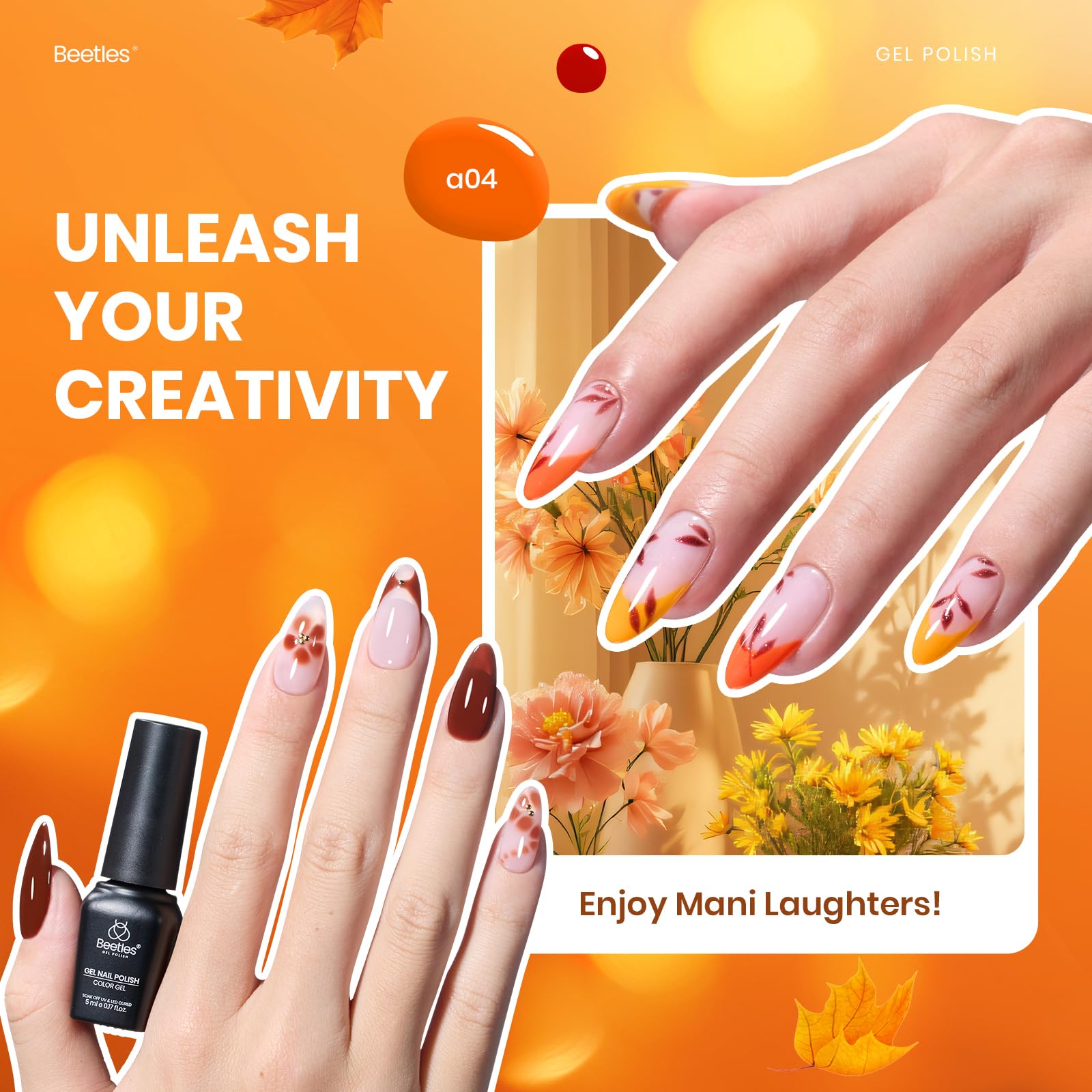 Autumn Aura- 20 Colors Yellow Orange Brown Red Purple Cat Eye Gel Nail Polish Set