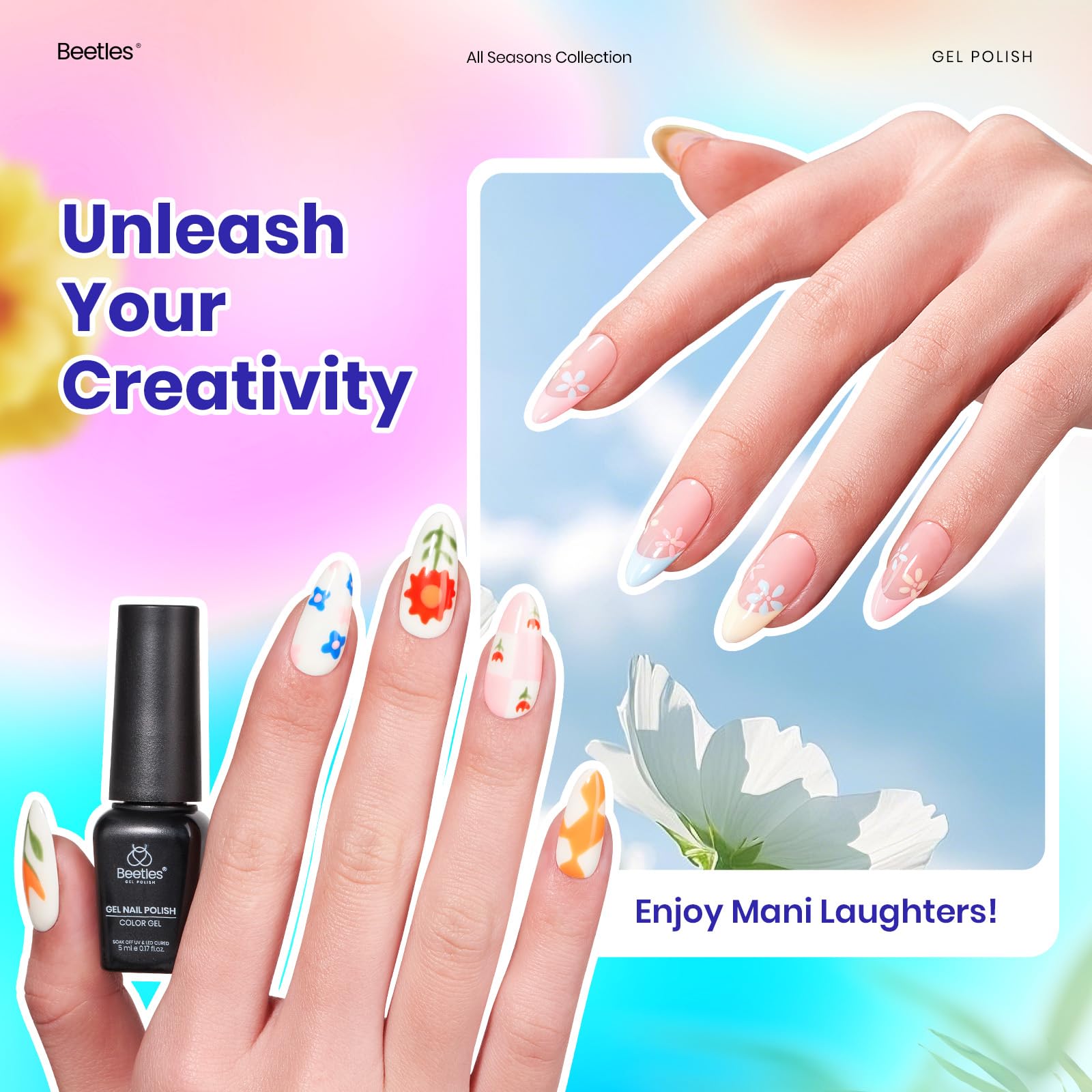 Beetles Rustic Sonata Gel Nail Polish Set 25 Colors Spring Summer