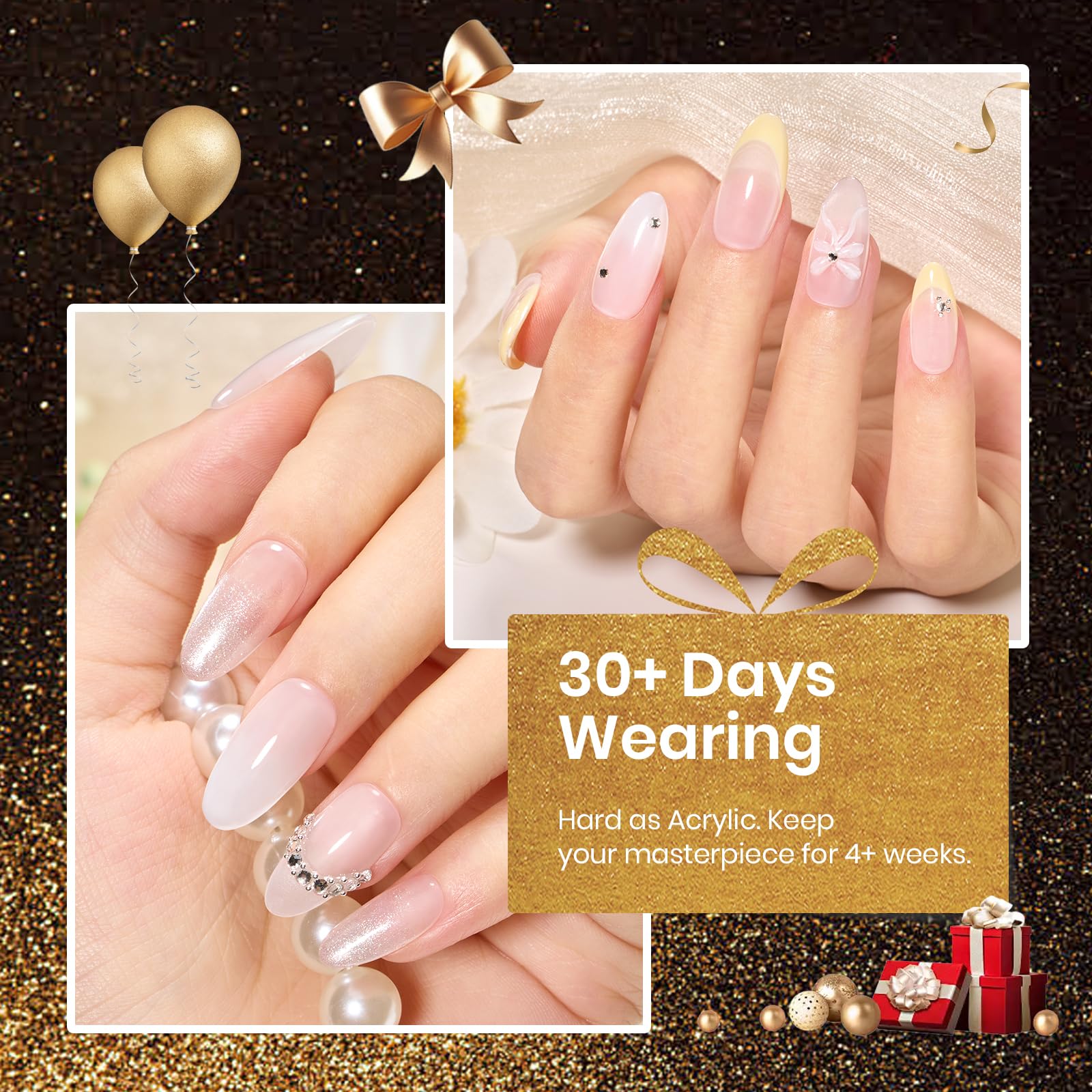 Beetles Builder Gel Nude Pink Sculpted Gel High Hardness