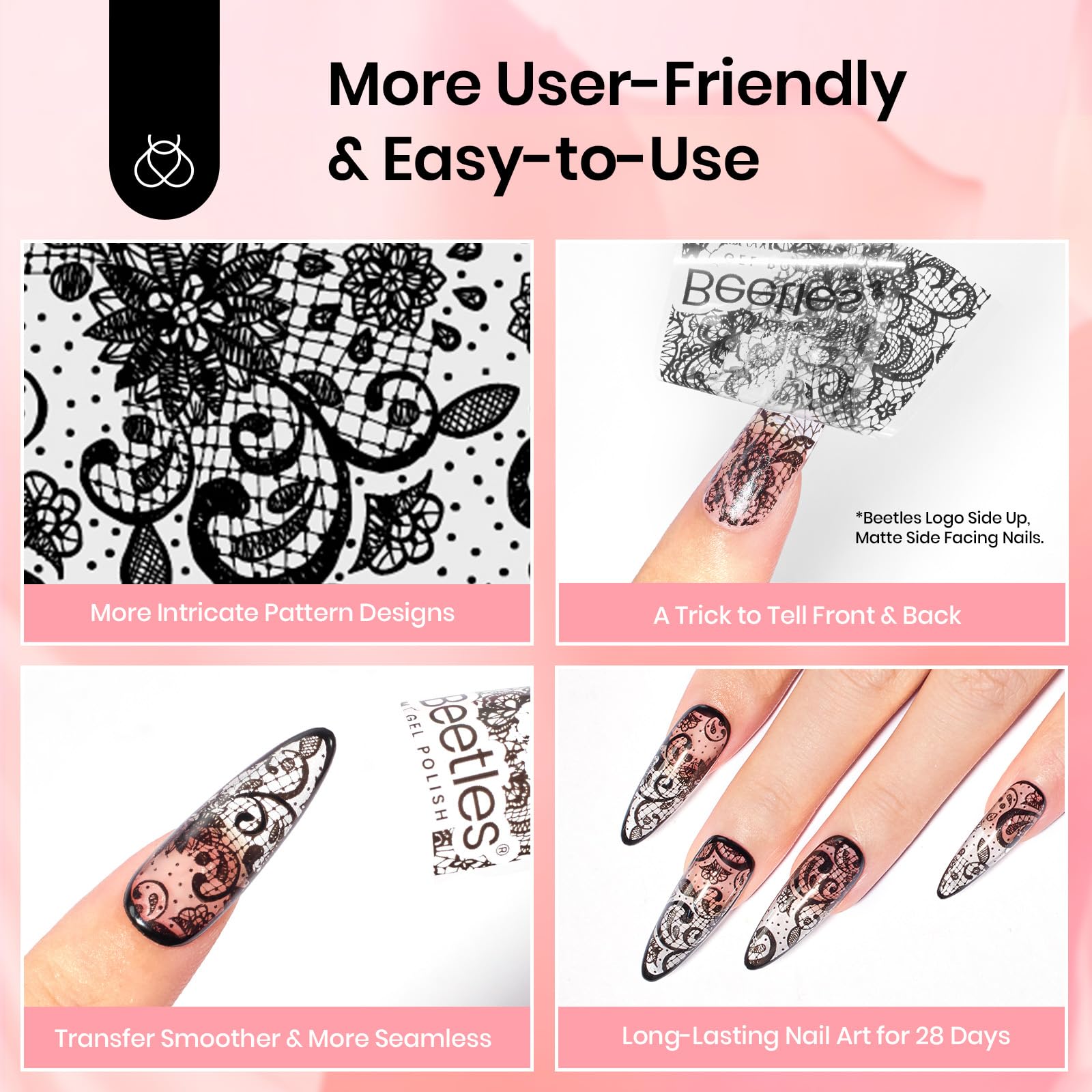 Nail Foil Glue Gel 15ML*2 With 20 Pcs Classic Stickers Nail Transfer Set