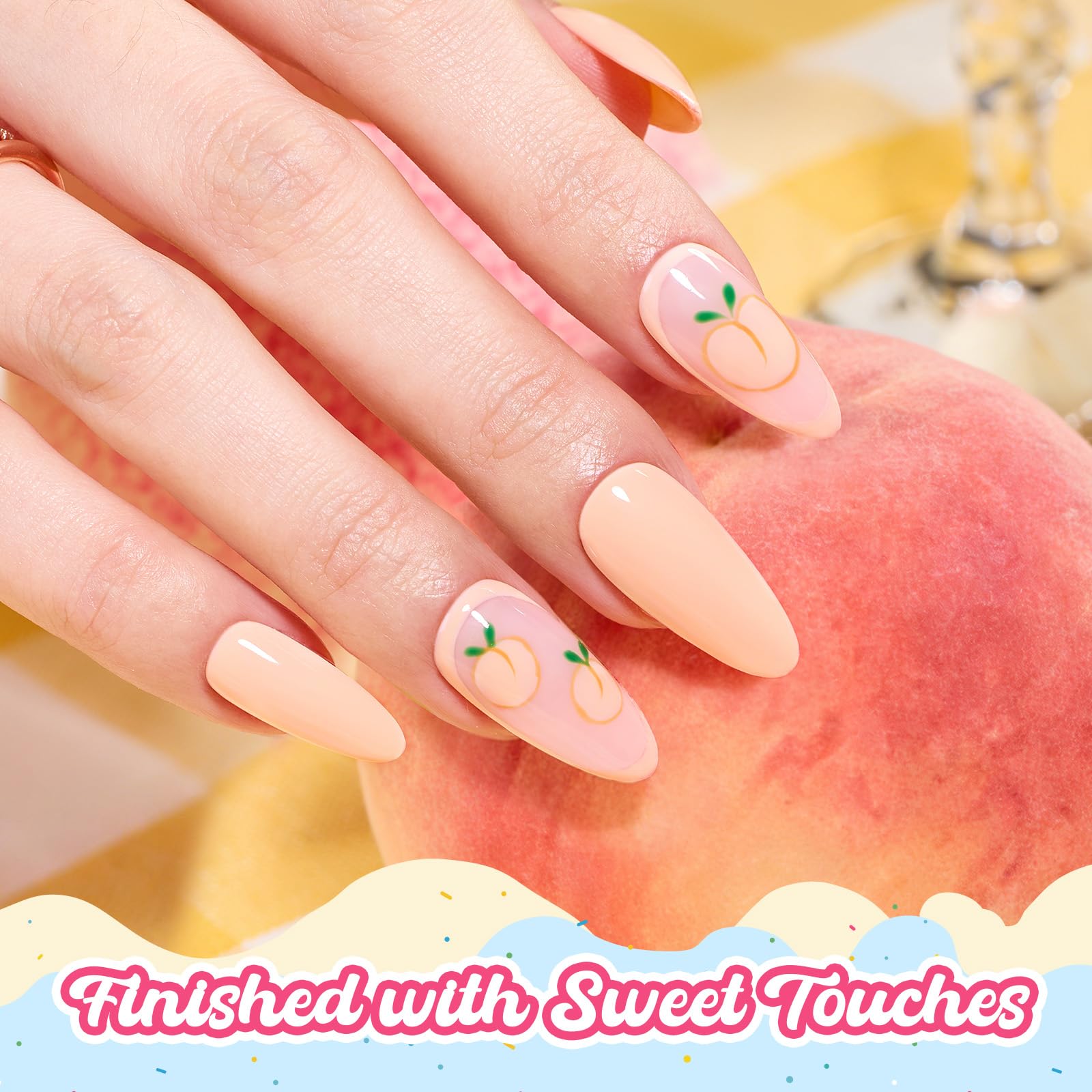 Beetles Coral Gel Nail Polish - Spring Nails Sweetie Peach Pastel Orange Gel Nail Polish