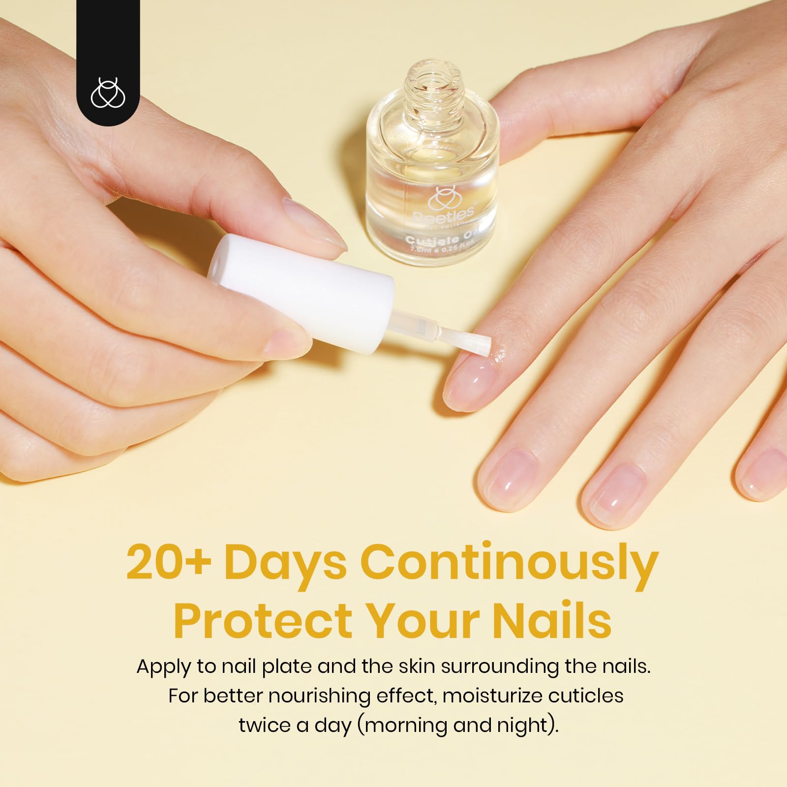 Beetles Cuticle Oil For Nails 7.5ml Nail Care Natural Ingredients
