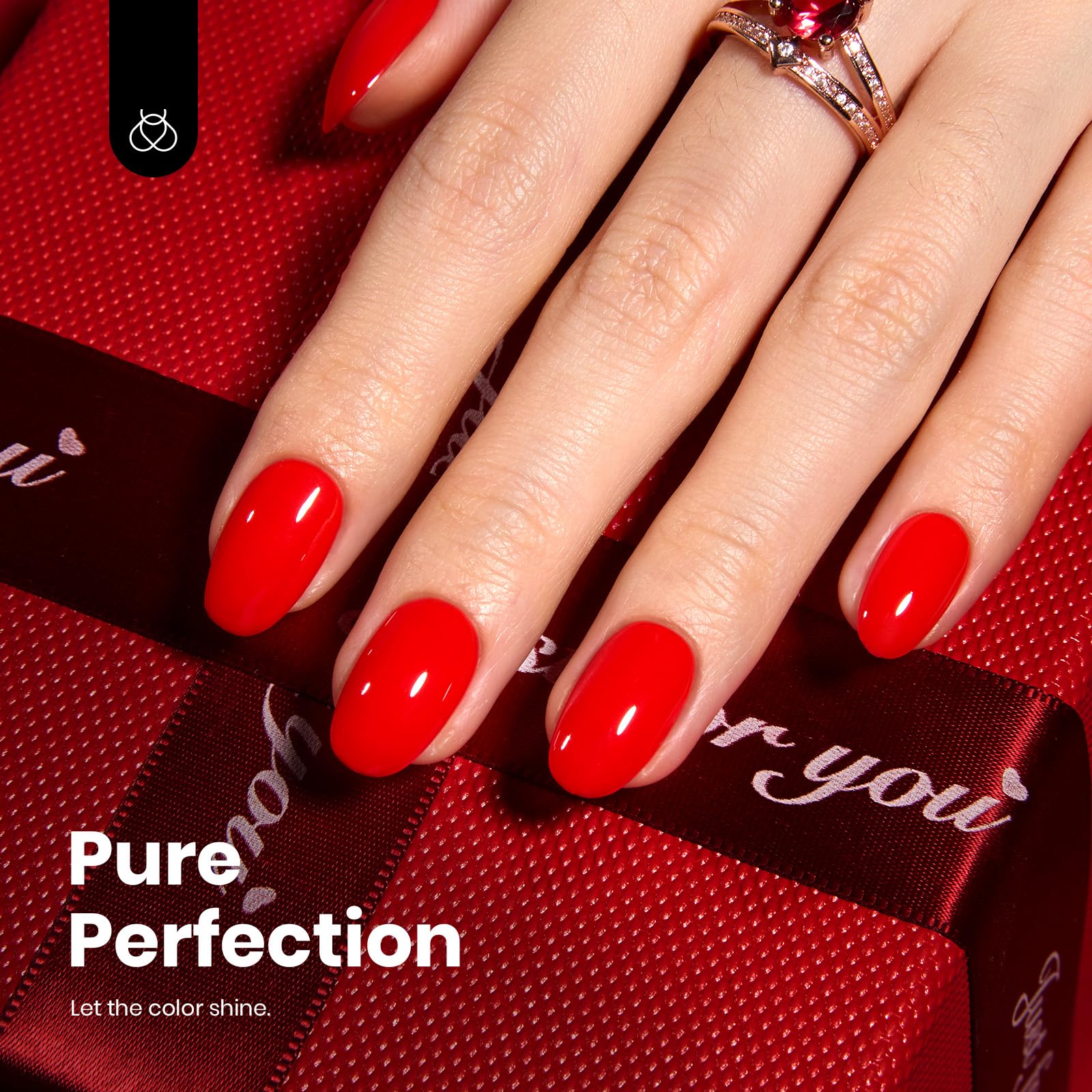 Crimson Harmony - Red Summer Nails Colorful Gel Polish 8ml