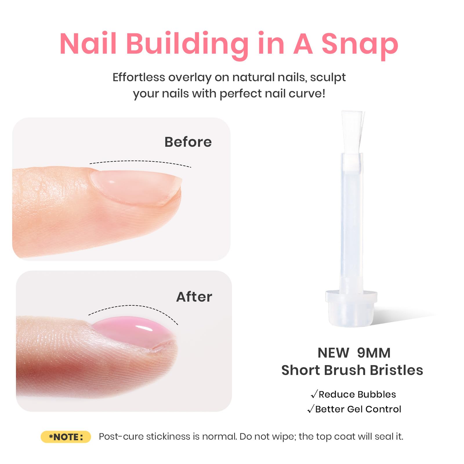 Jelly Builder Gel-6 Colors Builder Nail Gel Set